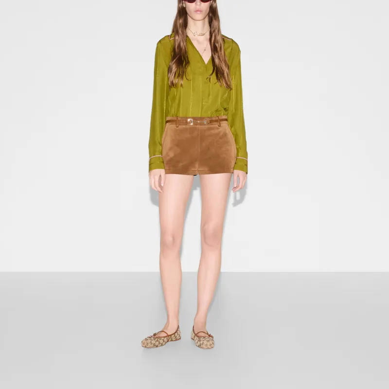 GUCCI Shirts Women's Green-1