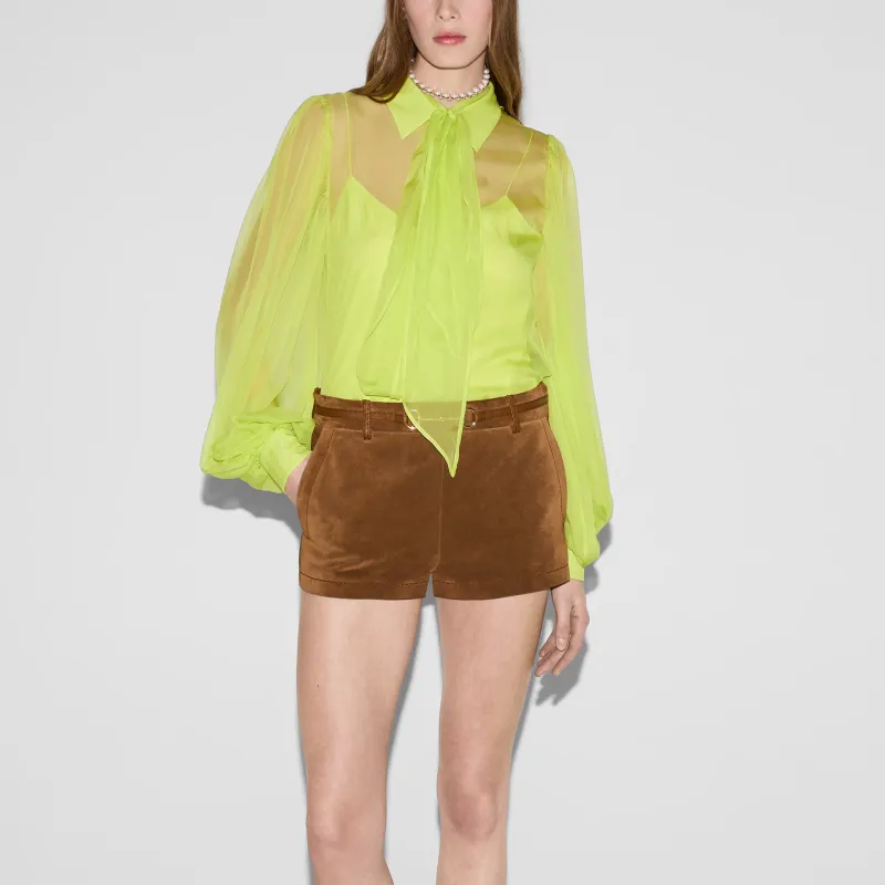 GUCCI Shirts Women's Green-2