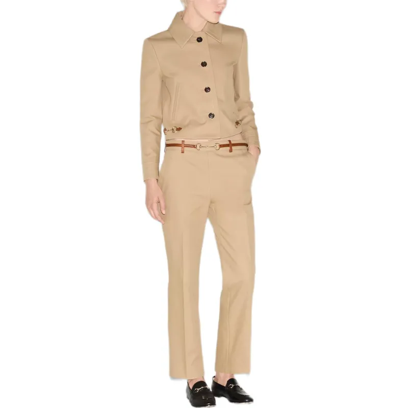 GUCCI Horsebit Drill Pants-1
