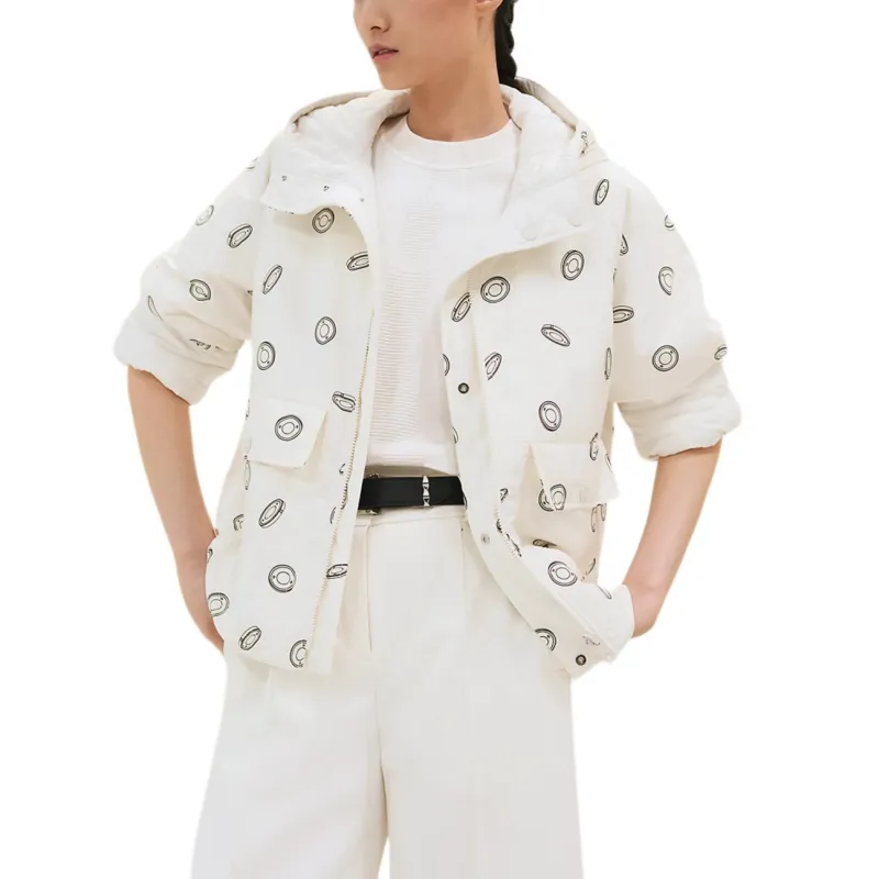 HERMES Jackets Coats Women's White-1