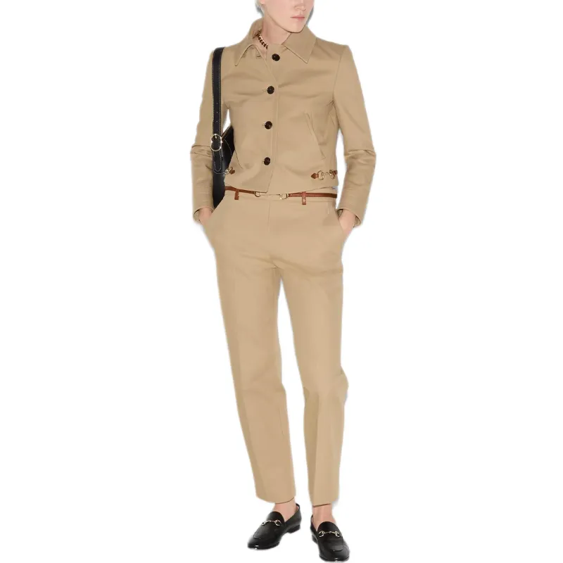 GUCCI Horsebit Drill Pants-2