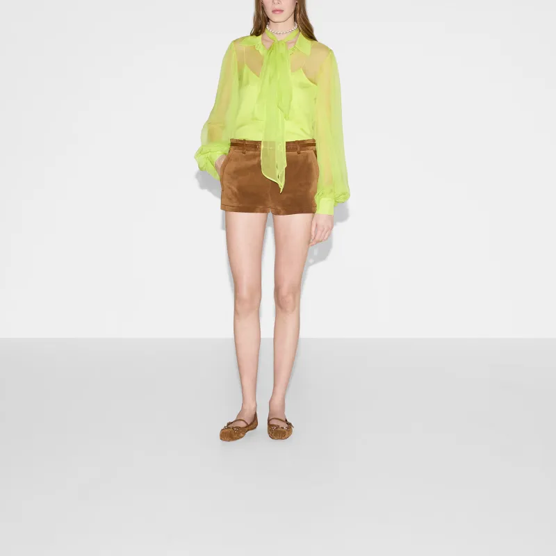 GUCCI Shirts Women's Green-1