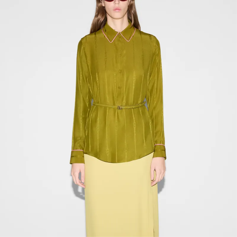 GUCCI Shirts Women's Green-2