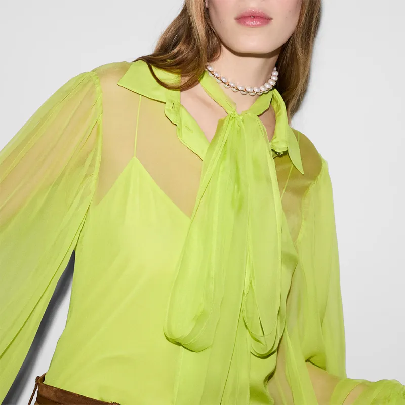 GUCCI Shirts Women's Green-6
