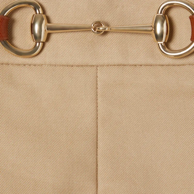 GUCCI Horsebit Drill Pants-5