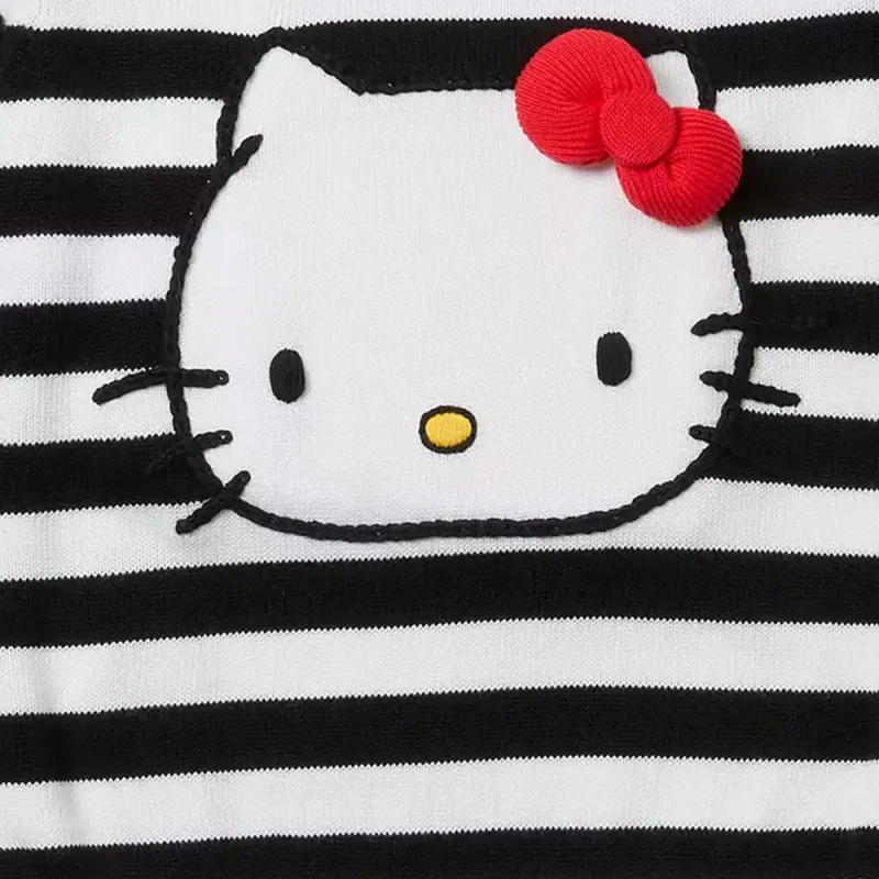 Kate Spade x Hello Kitty T-Shirt Women's Black White-5