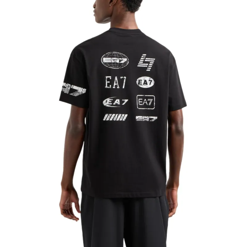 EMPORIO ARMANI Graphic print Cotton T shirt-2