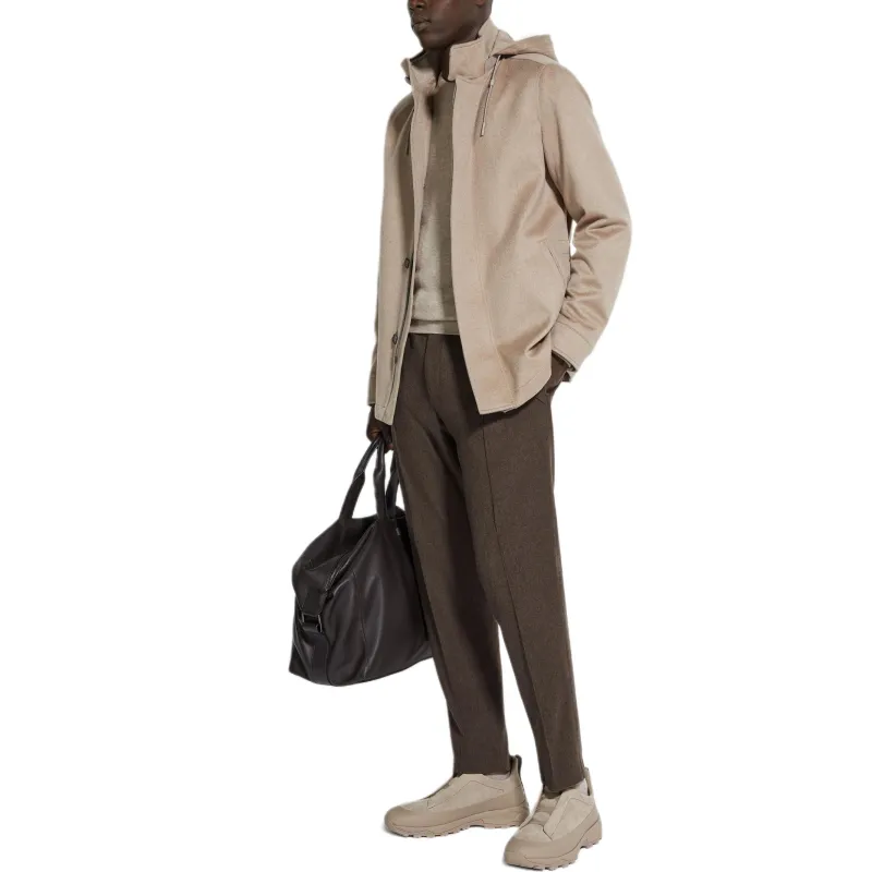 Zegna Jackets Coats Men's Beige-3