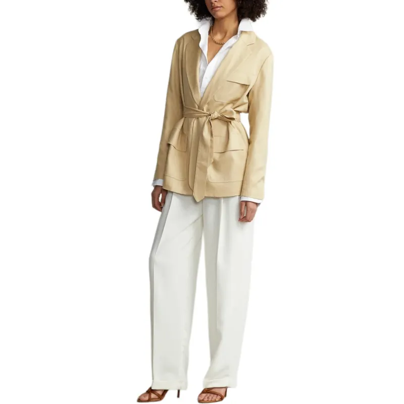 Polo Ralph Lauren SS24 Business Suits Coats Women's Camel-2