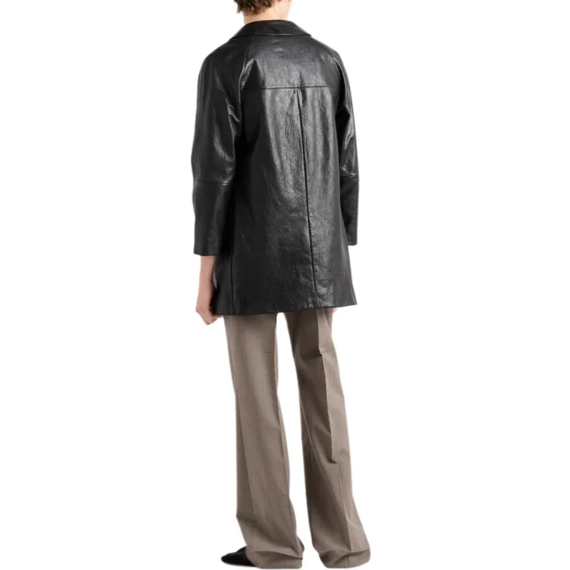PRADA SS25 Casual Pants Men's Mud Gray-2