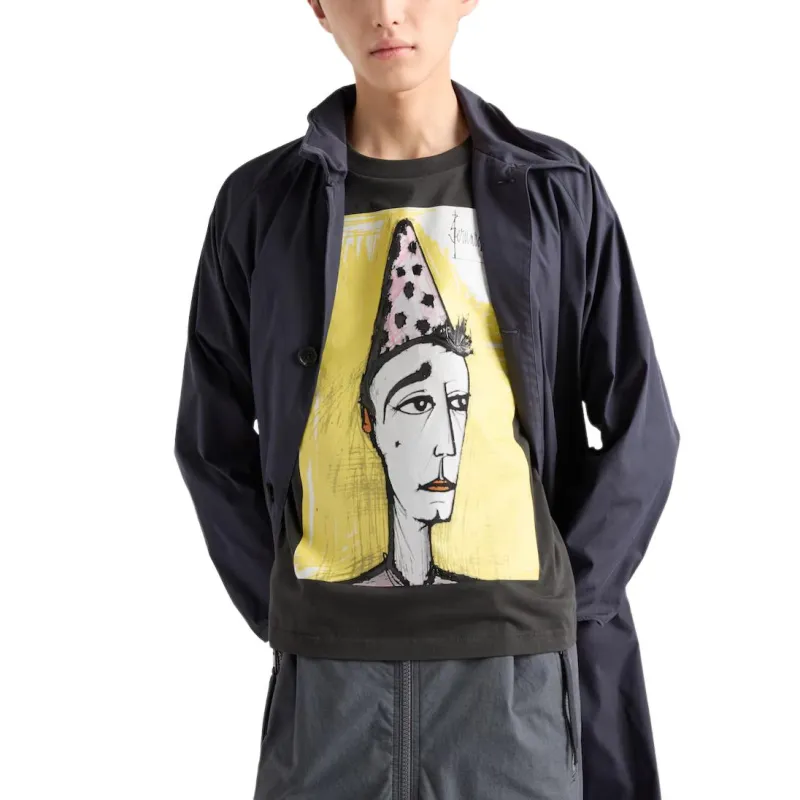 PRADA Printed Jersey T shirt-1
