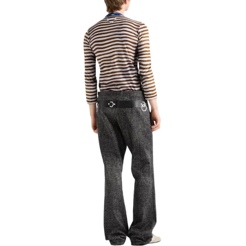 PRADA SS25 T Shirt Men's Tobacco-2