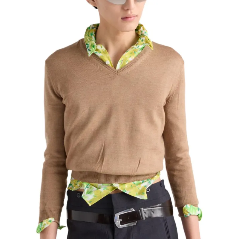 PRADA Shirts Men Green-2