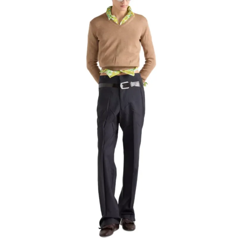 PRADA Shirts Men Green-1