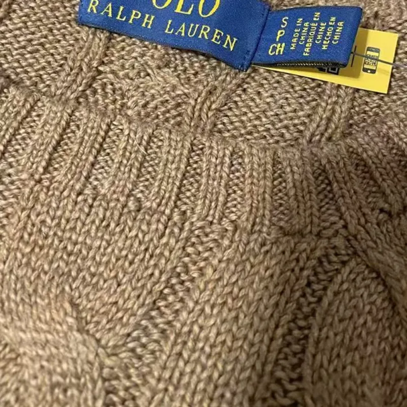 Polo Ralph Lauren FW24 Knitwear Unisex Khaki-5