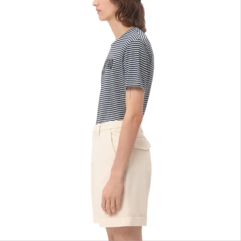 Valentino Striped Crewneck T Shirt-4
