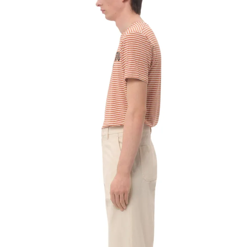 Valentino Striped Crewneck T Shirt-4
