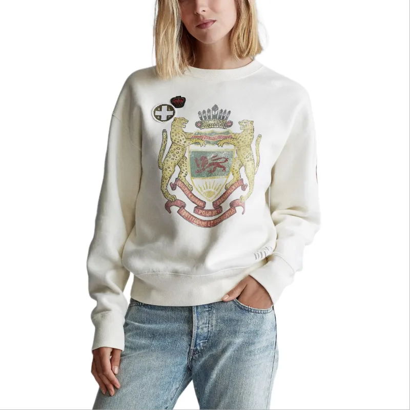 Polo Ralph Lauren Sweatshirt Women's Ecru-1