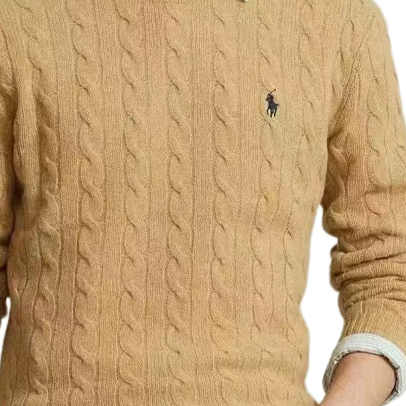 Polo Ralph Lauren Pony Embroidered Cable Knit Jumper-6