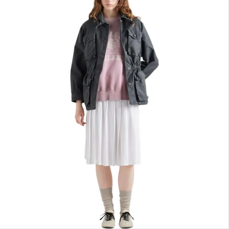 PRADA Pleated Skirt-1