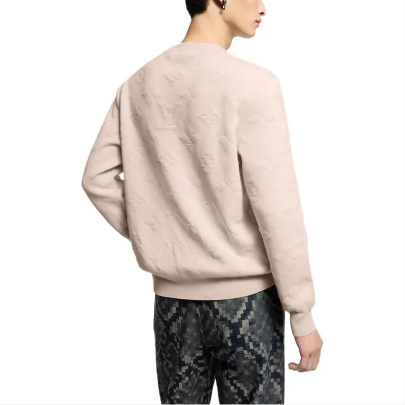 LOUIS VUITTON Monogram Embossed Pullover-3