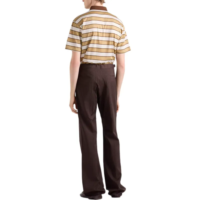 PRADA Polo Shirts Men Camel-3