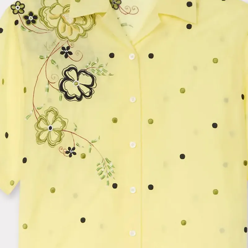 KENZO Shirts Women's Yellow-2