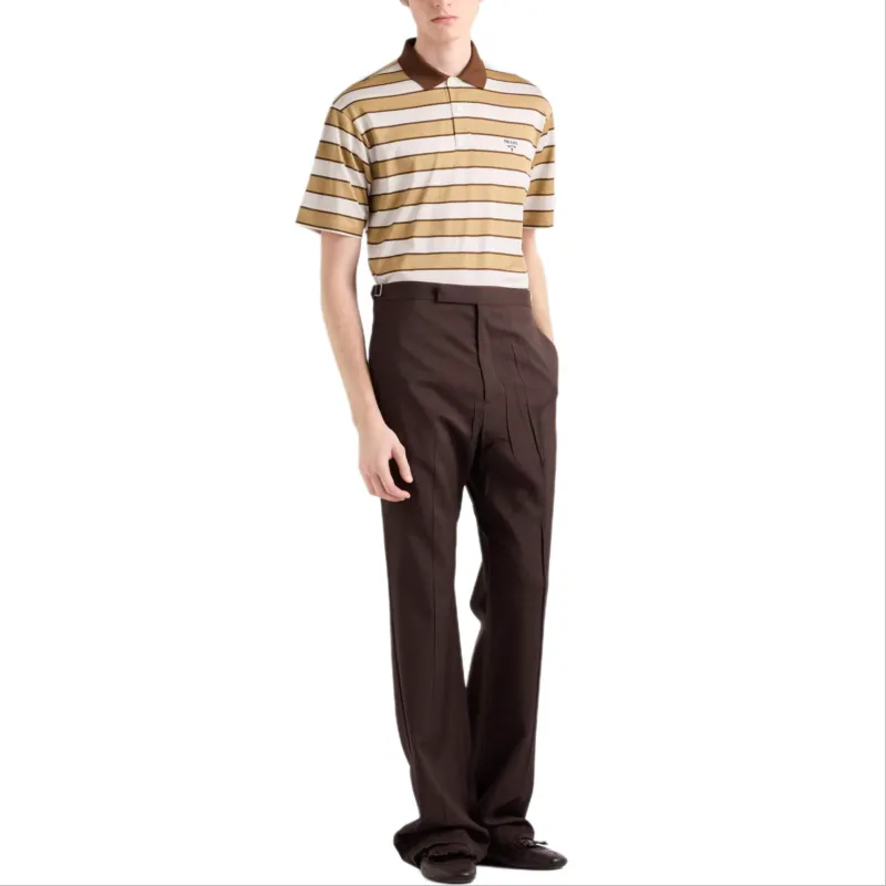 PRADA Polo Shirts Men Camel-1