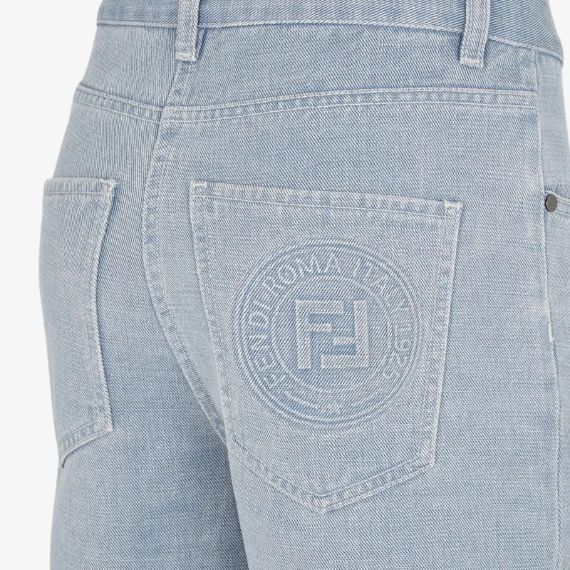 FENDI Jeans Women's Blue-4