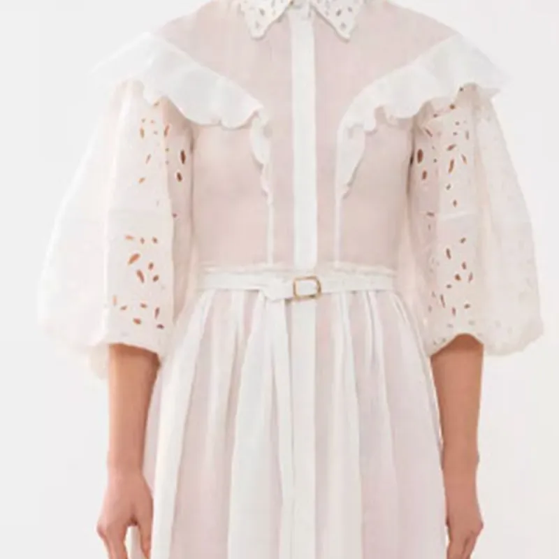Chloé Ballon Sleeved Dress-3