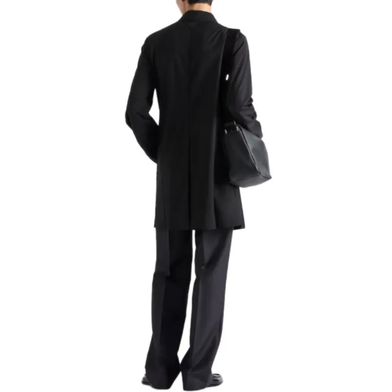 PRADA Wool Single breasted Coat-3
