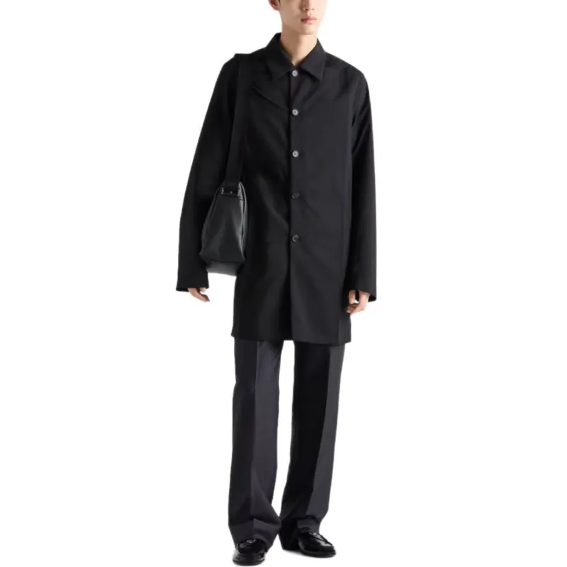 PRADA Wool Single breasted Coat-1