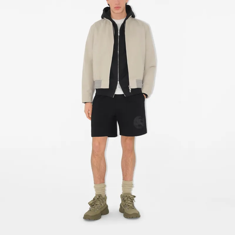 Burberry Equestrian Knight print Shorts-1