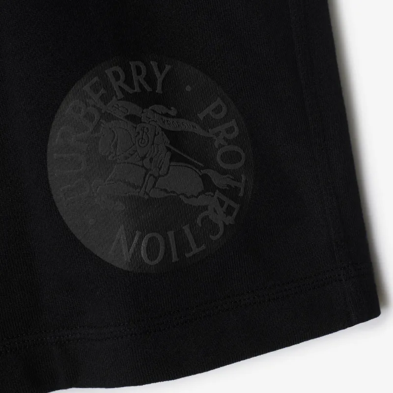 Burberry Equestrian Knight print Shorts-4