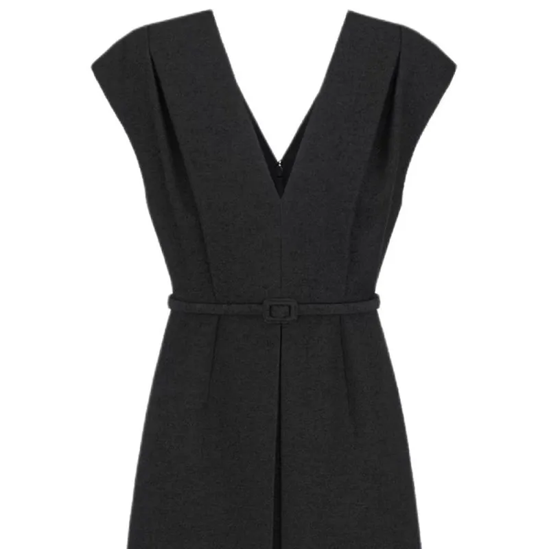 DIOR SS25 Spring Summer Ready to Wear Collection Sleeveless Dress Women's Black-2
