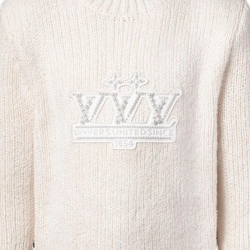 LOUIS VUITTON Embellished Silk Pullover-3