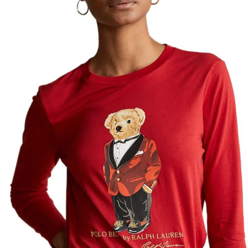 Polo Ralph Lauren Regular T Shirt Women's Red-3