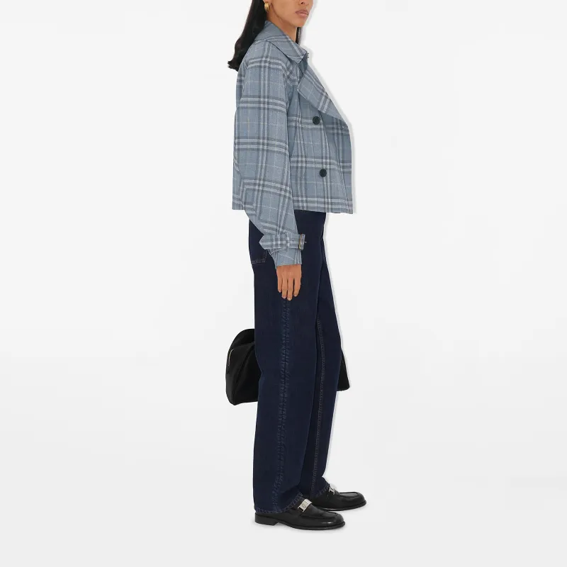 Burberry SS25 Jackets Coats Women's Blue-3