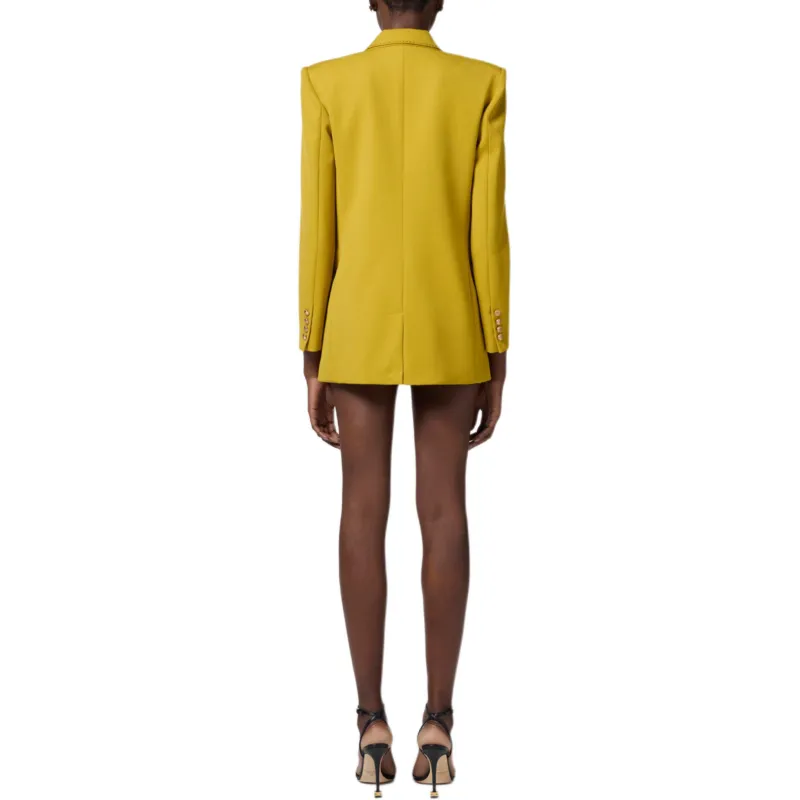 Elisabetta Franchi Contrast Topstitched Cool Jacket-3