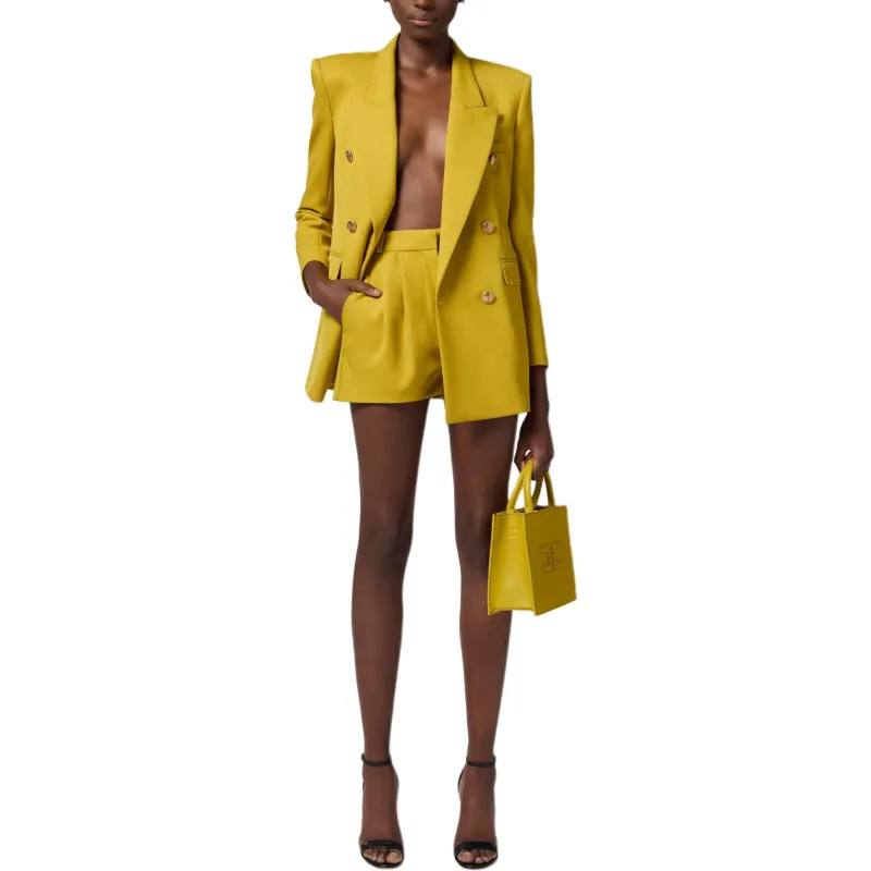 Elisabetta Franchi Contrast Topstitched Cool Jacket-2