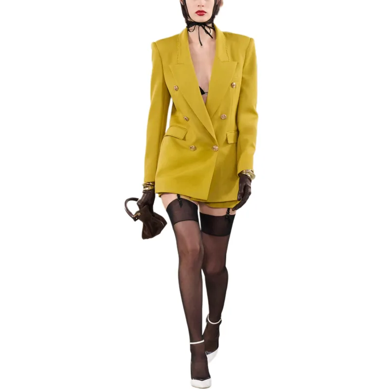 Elisabetta Franchi Contrast Topstitched Cool Jacket-1