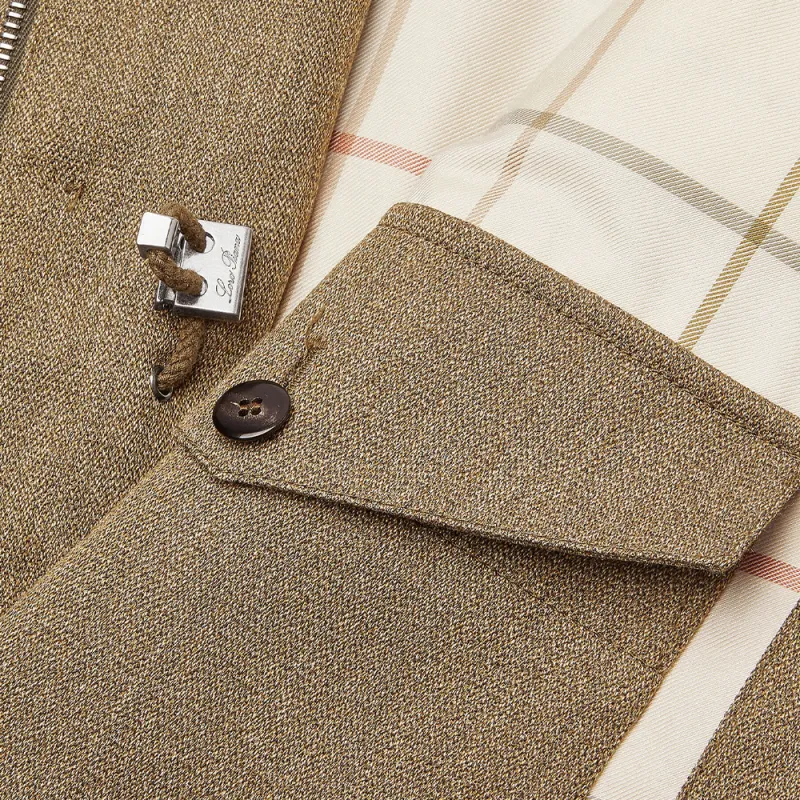 Loro Piana SS25 Jackets Coats Men's Brown-6