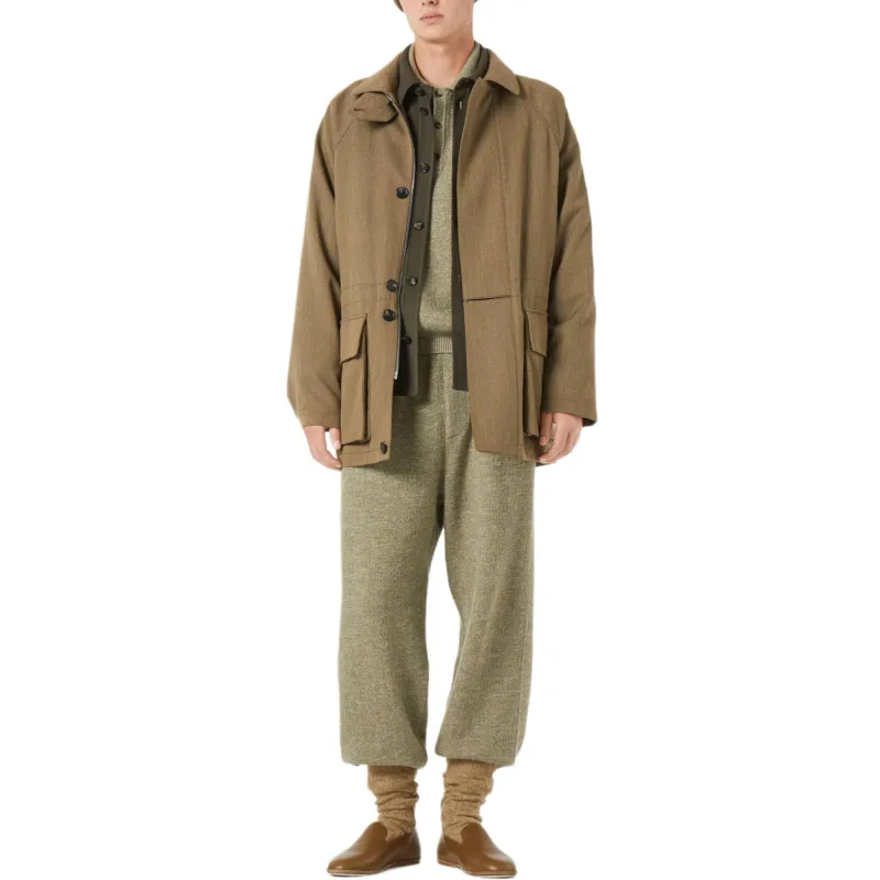 Loro Piana SS25 Jackets Coats Men's Brown-2