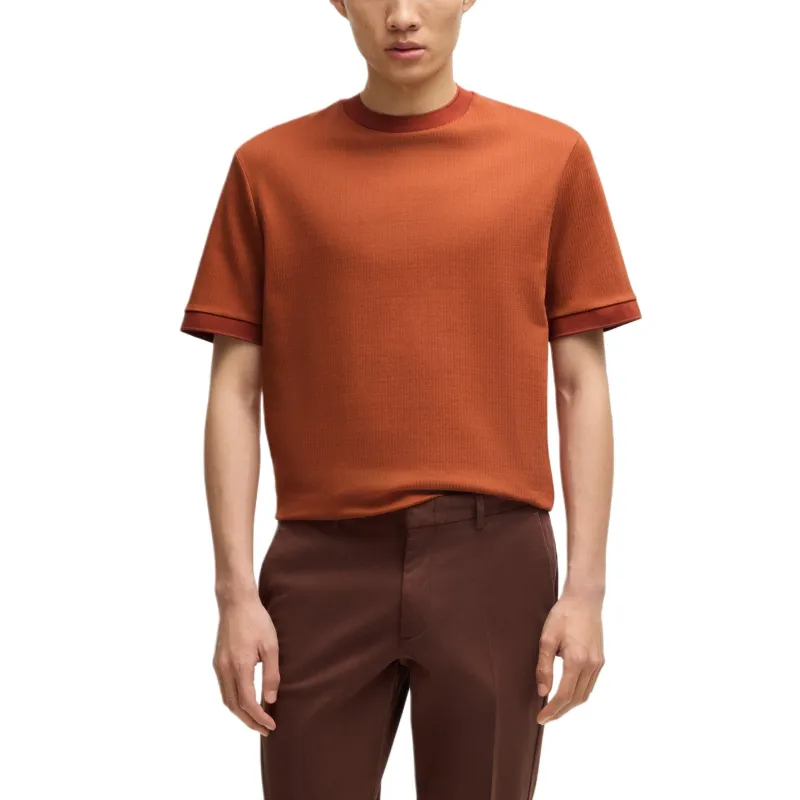 HUGO BOSS T Shirts Men Orange-1