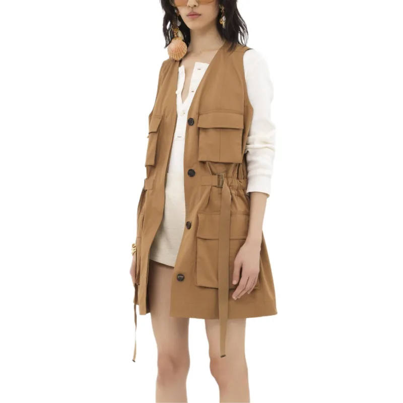 Chloé Cotton Waistcoat-2