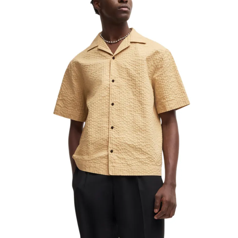 HUGO BOSS Shirts Men Yellow-2