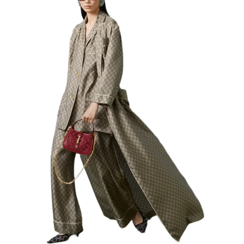 GUCCI Pajama Robe Women's Ebony-1