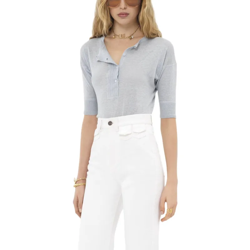 Chloé Fine ribbed T shirt-3