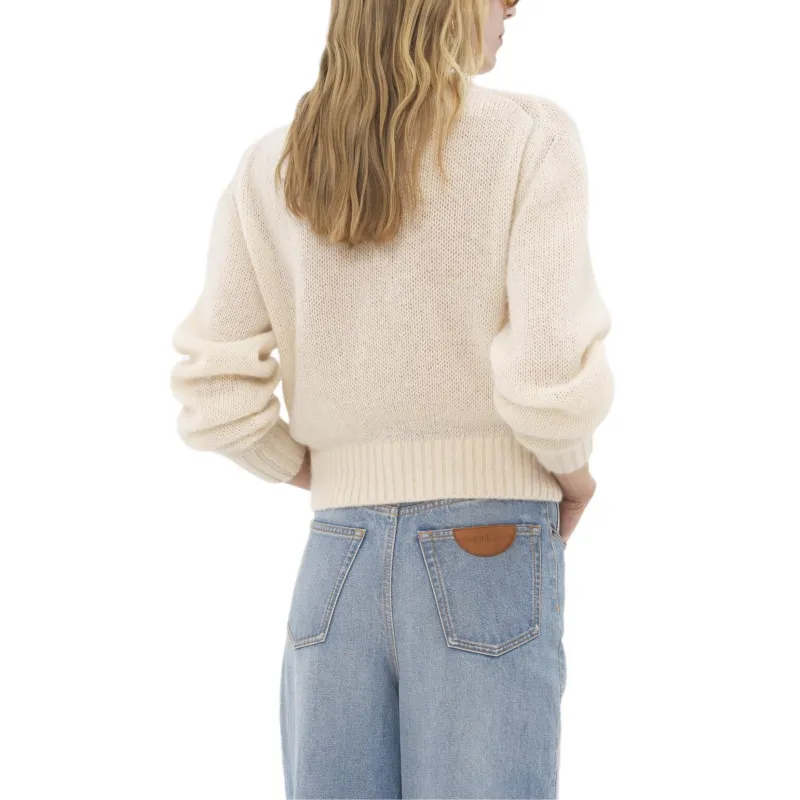 Chloé Logo embellished Sweater-2