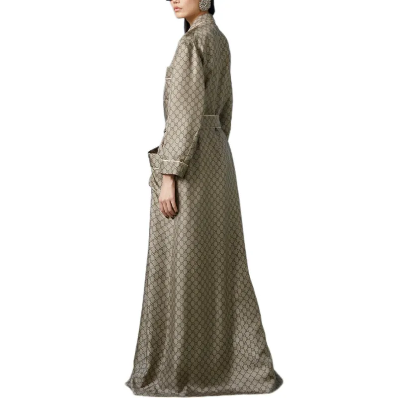 GUCCI Pajama Robe Women's Ebony-3